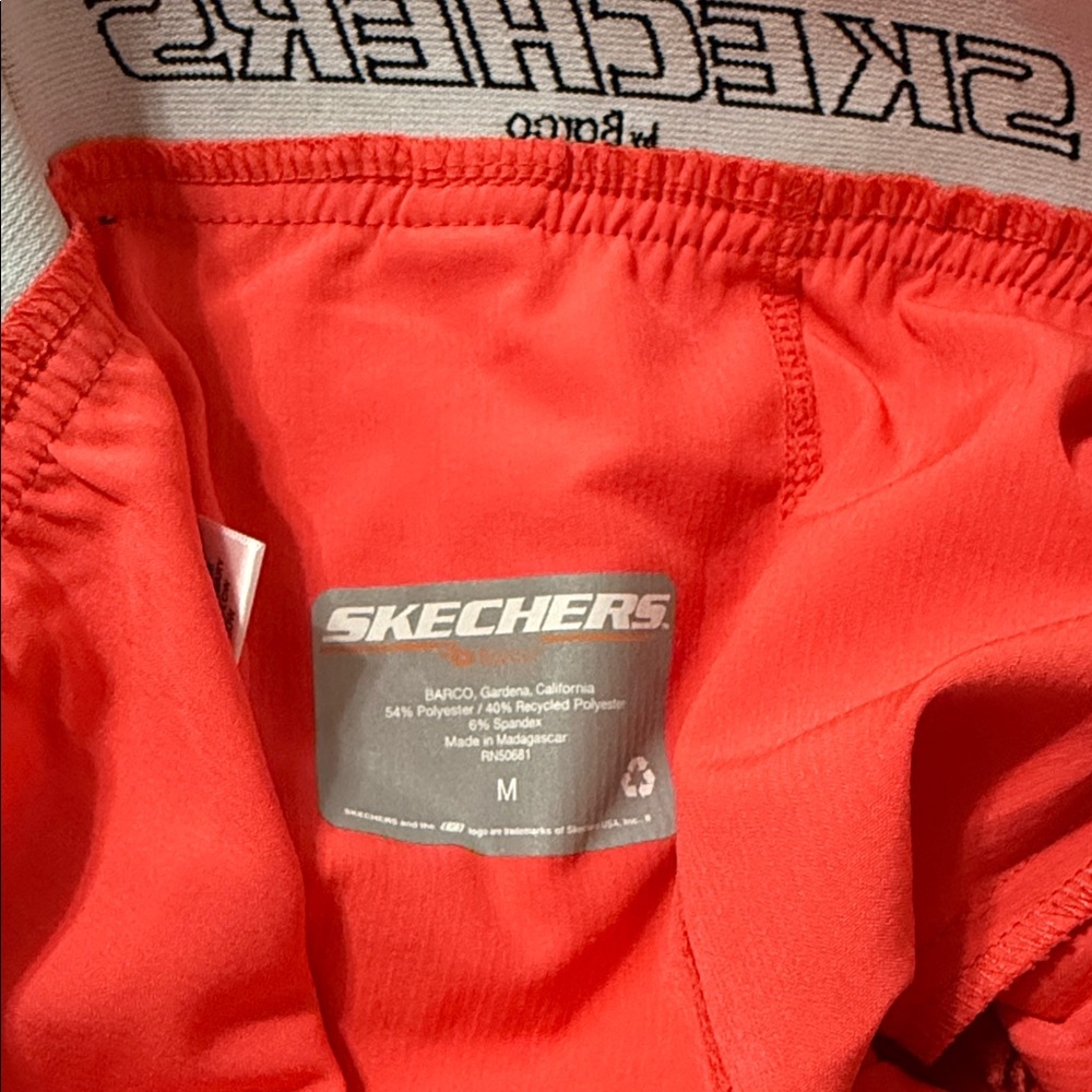 Skechers by Barco *Beautiful Bright Coral!* Scrub Set - L Top & M Bottoms - Picture 10 of 10
